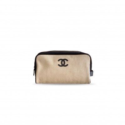CHANEL LARGE ZIPPED POUCH (29*18*12cm)